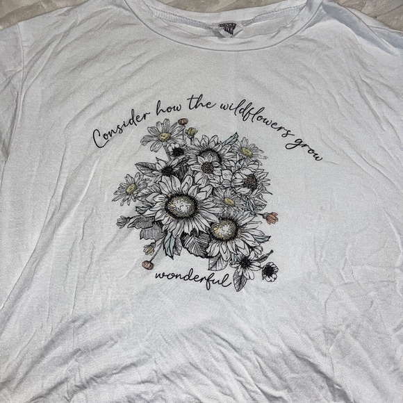 Flowy cropped tee - Picture 1 of 4